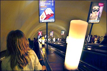descente vers le métro