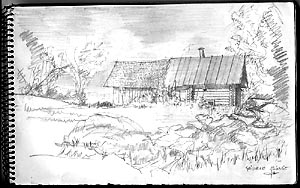 La bagnia, dessin